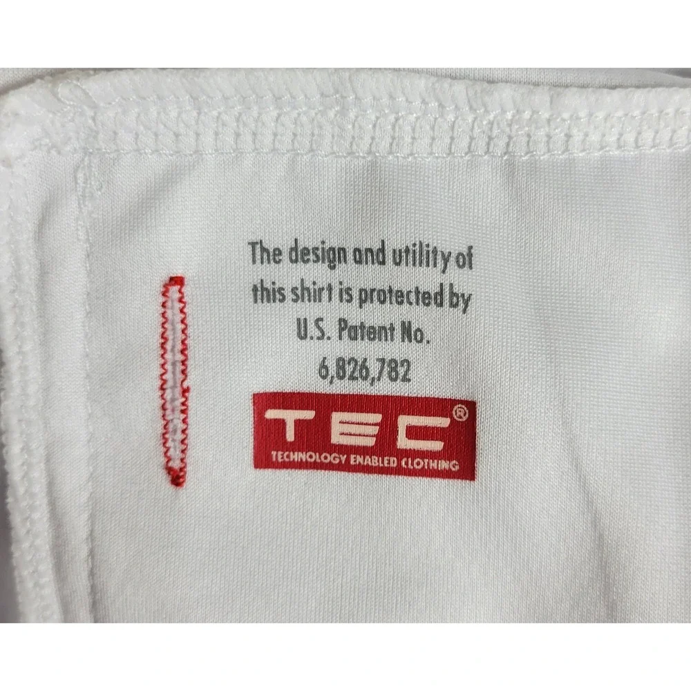 Scottevest TEC Technology Enabled Clothing White Long Sleeve Shirt XL Travel Top